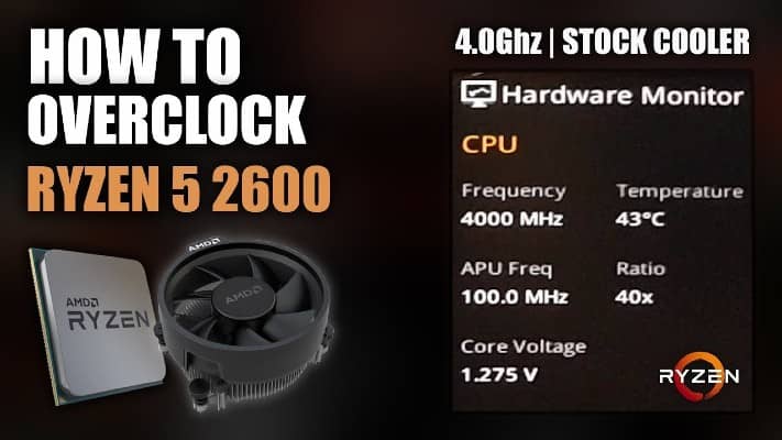 ryzen 5 2600 overclock bios