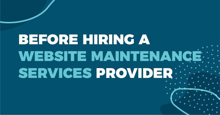 Looking For A Website Maintenance Professional To Hire