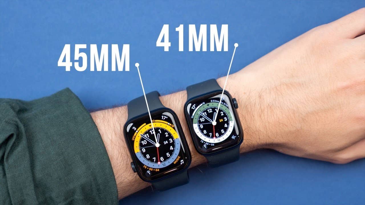 apple-watch-series-7-41mm-vs-45mm-unboxing-setup-size-comparison