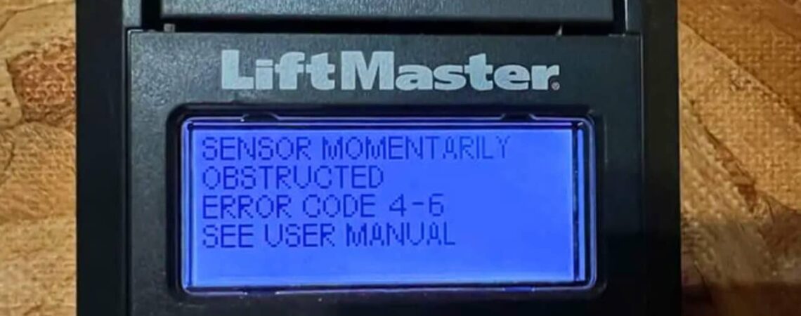 4 Ways to Solve the LiftMaster Error Codes 4-6