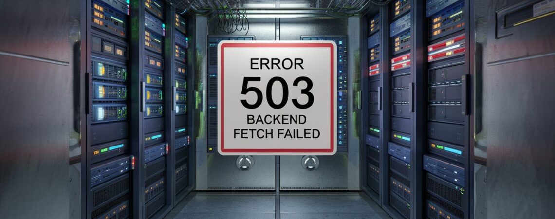 error 503 backend fetch failed